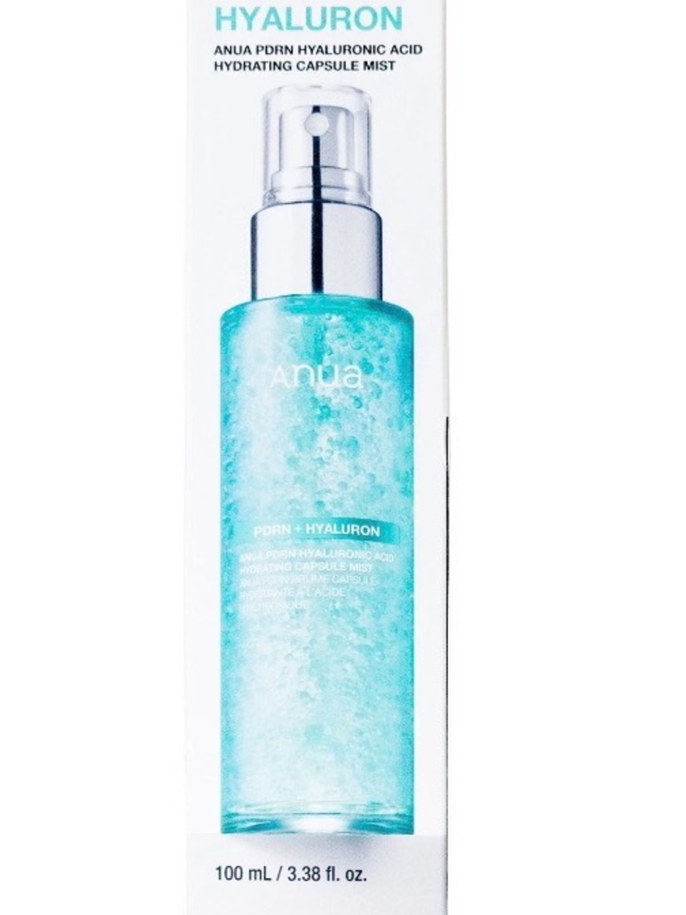 Anua PDRN Hyaluronic Acid Hydrating Capsule Mist 100ml 3.38 oz Collagen Facial